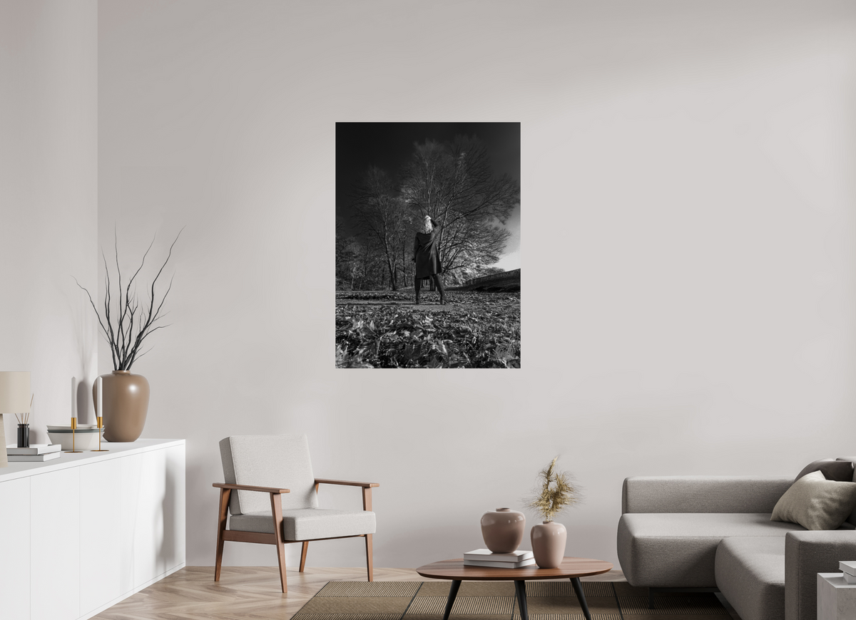 90 x 120 cm, Photo Print Under Acrylic Glass Herbstspaziergang