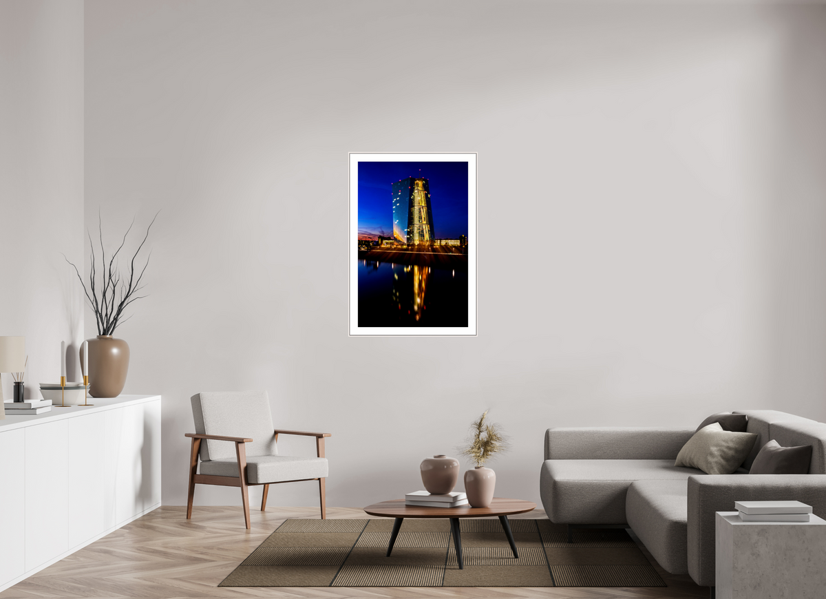 70 x 105 cm, Elegant EZB Blaue Stunde