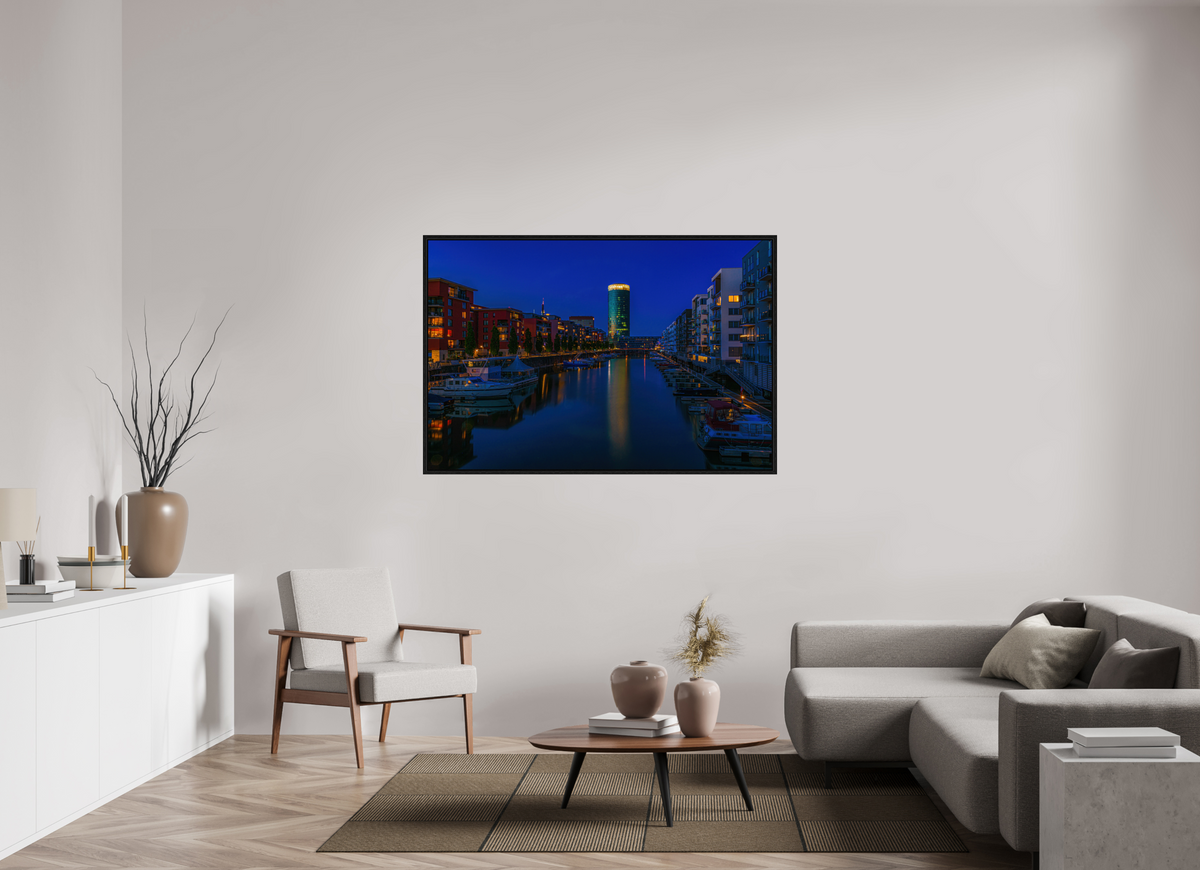 150 x 100 cm, Floater Frame Westhafen Frankfurt Webshop