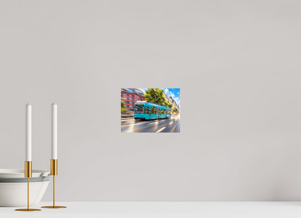20 x 15 cm, Photo Print On Fuji Crystal DP II Frankfurt Tram
