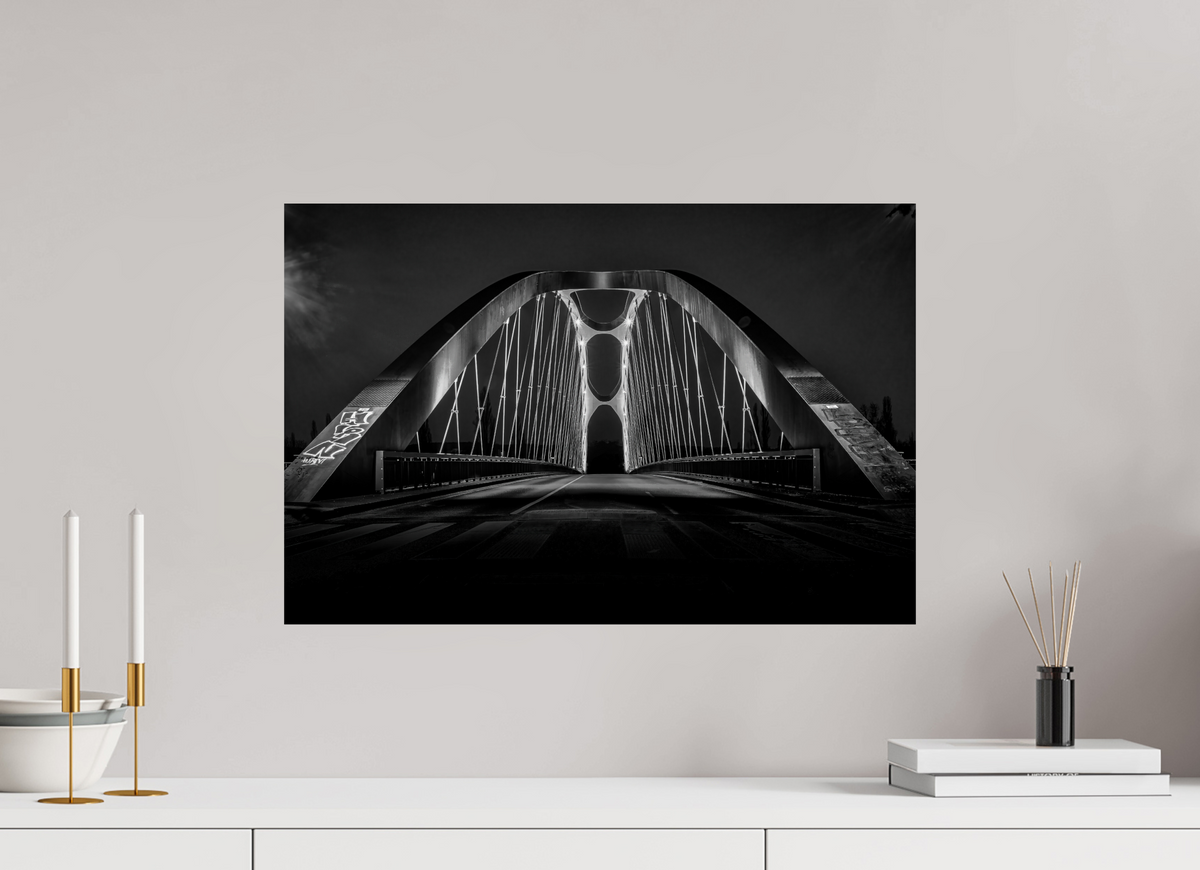 60 x 40 cm, Photo Print On Fuji Crystal DP II Osthafenbrücke Frankfurt