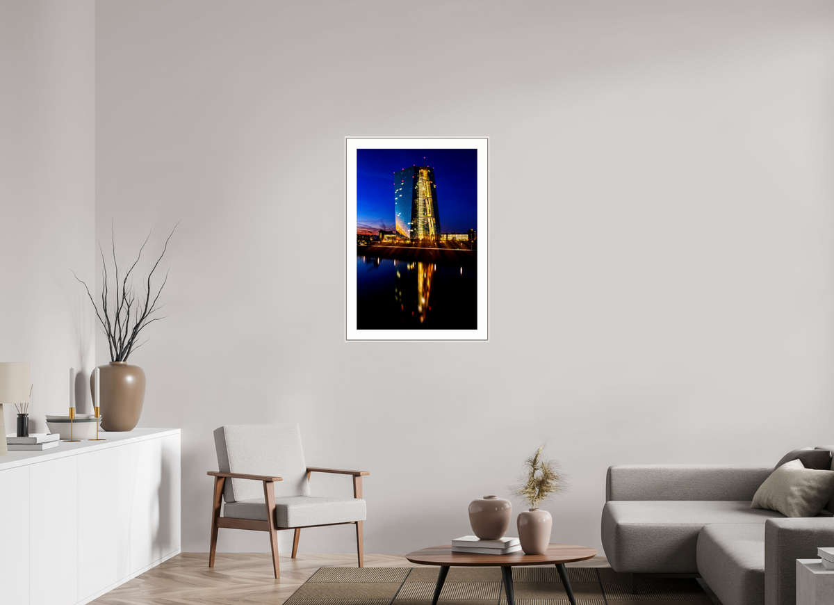 60 x 90 cm, Elegant EZB Blaue Stunde