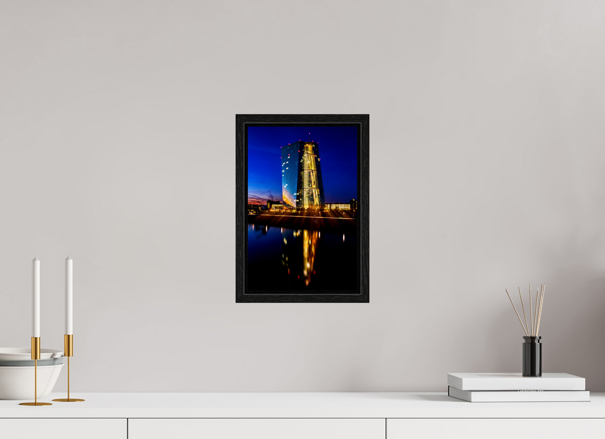 20 x 30 cm, Floater Frame EZB Blaue Stunde