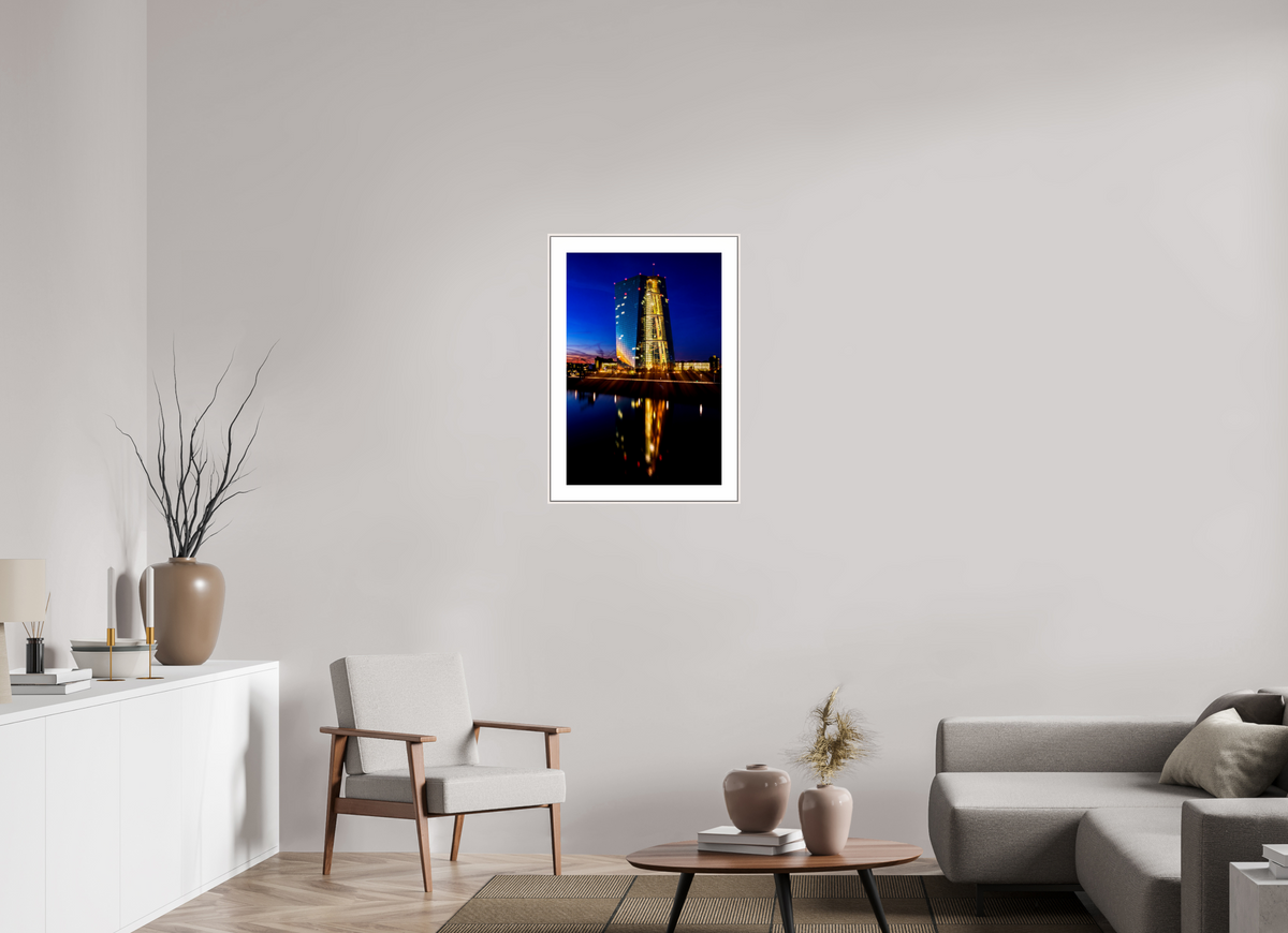 50 x 75 cm, Elegant EZB Blaue Stunde